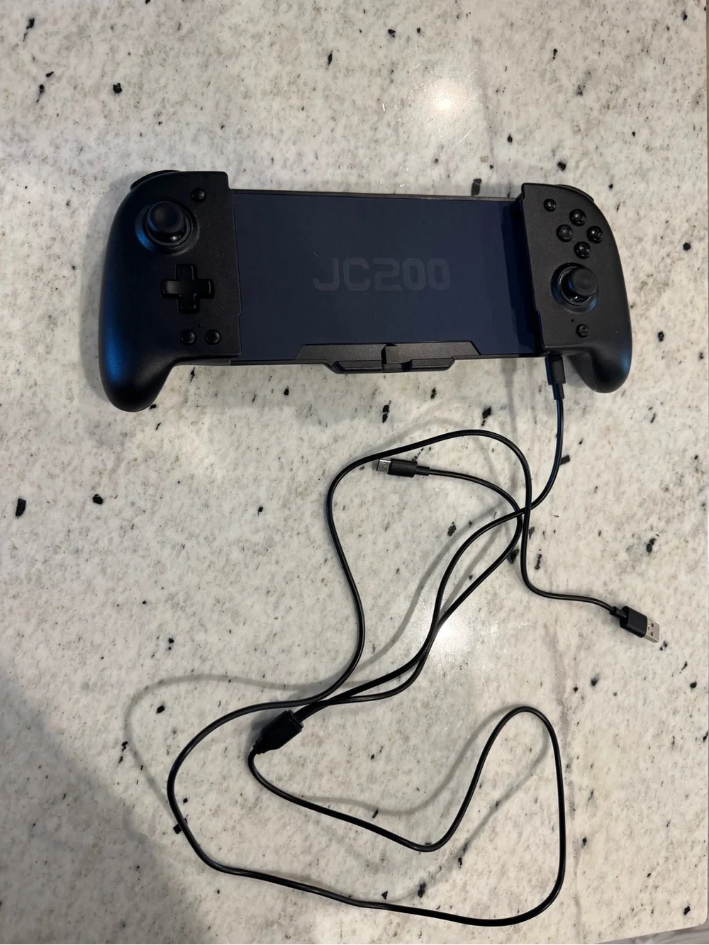 Gammeefy Black Nintendo Switch Controller with Charging Cable